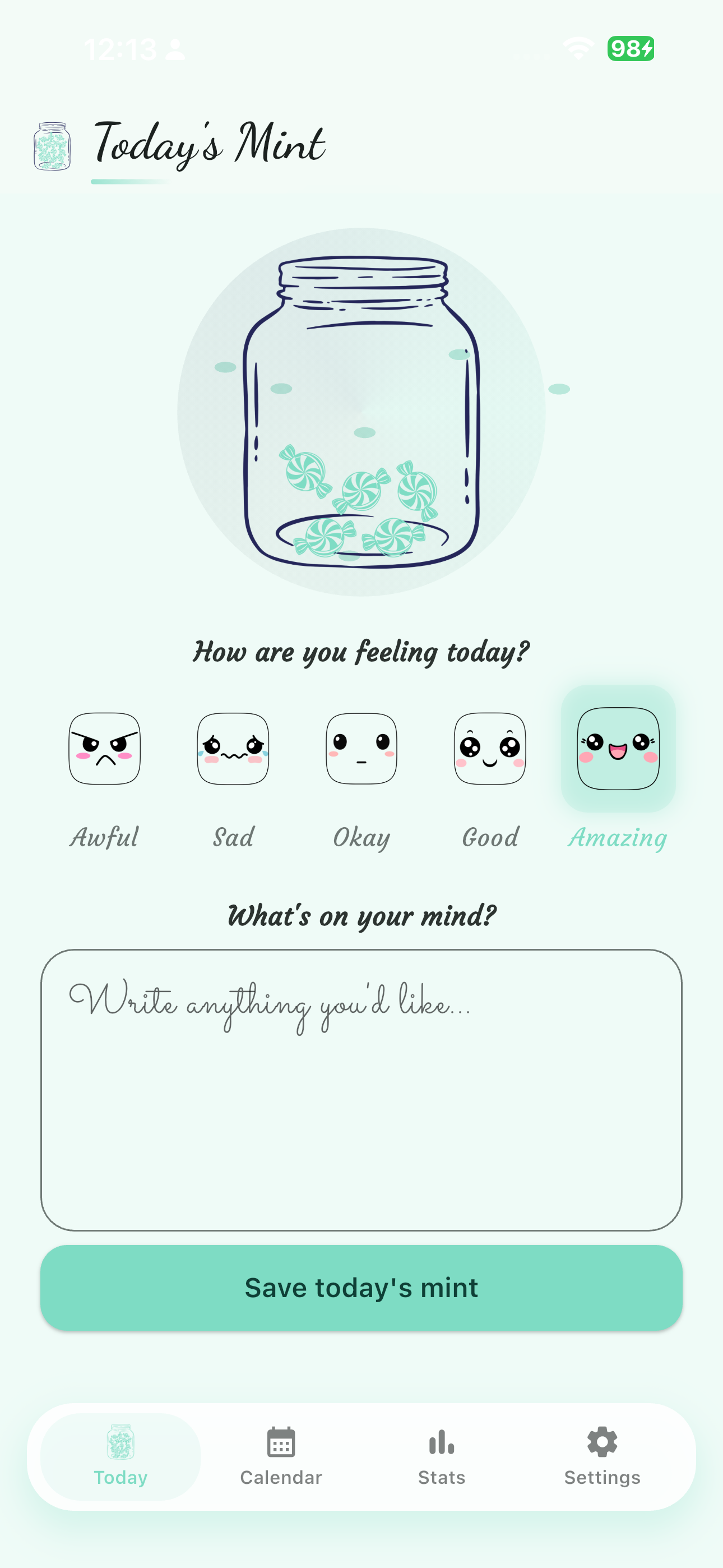 MoodMints app