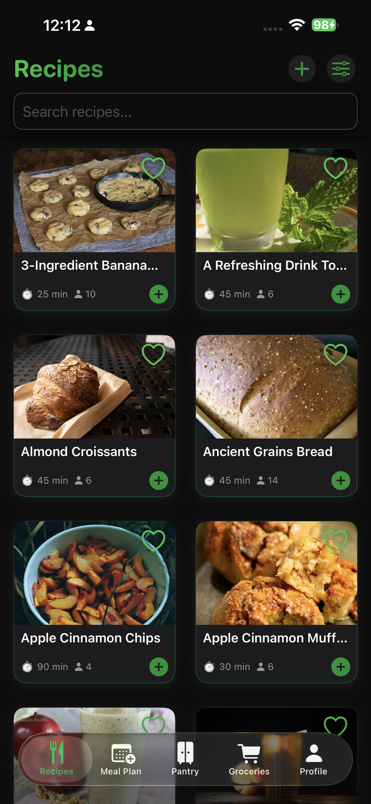 VeggieMate app